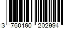 Barcode 3760190202994
