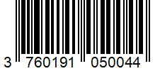 Barcode 3760191050044