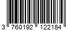 Barcode 3760192122184