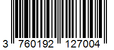 Barcode 3760192127004