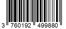 Barcode 3760192499880