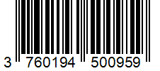 Barcode 3760194500959