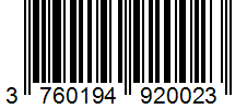 Barcode 3760194920023