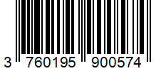Barcode 3760195900574