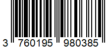 Barcode 3760195980385