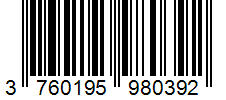 Barcode 3760195980392