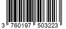 Barcode 3760197503223