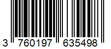 Barcode 3760197635498