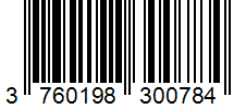Barcode 3760198300784