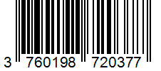 Barcode 3760198720377