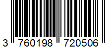 Barcode 3760198720506