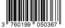 Barcode 3760199050367