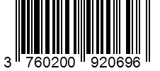 Barcode 3760200920696