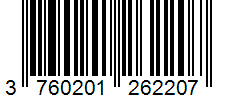 Barcode 3760201262207