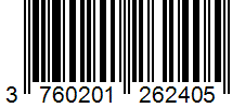 Barcode 3760201262405