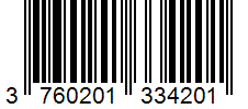 Barcode 3760201334201