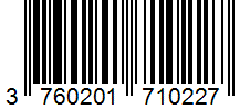 Barcode 3760201710227