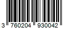 Barcode 3760204930042