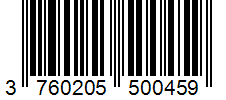 Barcode 3760205500459