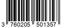 Barcode 3760205501357