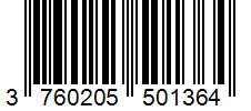 Barcode 3760205501364