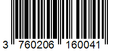 Barcode 3760206160041