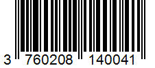 Barcode 3760208140041