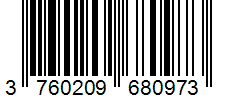 Barcode 3760209680973