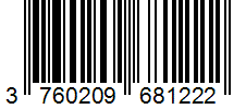 Barcode 3760209681222