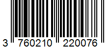 Barcode 3760210220076