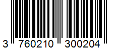 Barcode 3760210300204
