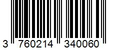 Barcode 3760214340060