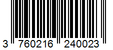 Barcode 3760216240023