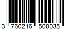 Barcode 3760216500035