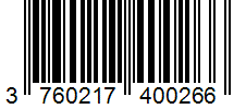 Barcode 3760217400266