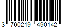 Barcode 3760219490142