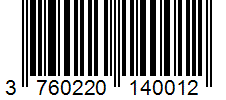 Barcode 3760220140012