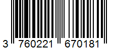Barcode 3760221670181