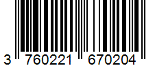Barcode 3760221670204