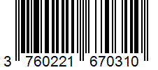 Barcode 3760221670310