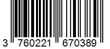 Barcode 3760221670389