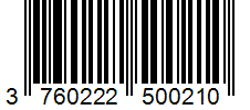Barcode 3760222500210