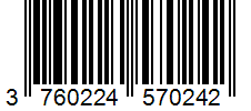 Barcode 3760224570242