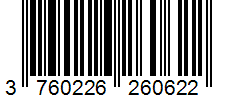 Barcode 3760226260622