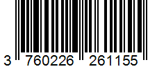 Barcode 3760226261155