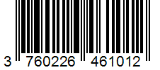 Barcode 3760226461012
