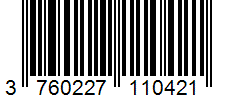 Barcode 3760227110421