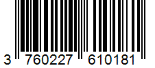 Barcode 3760227610181