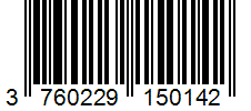 Barcode 3760229150142