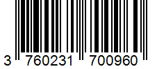 Barcode 3760231700960